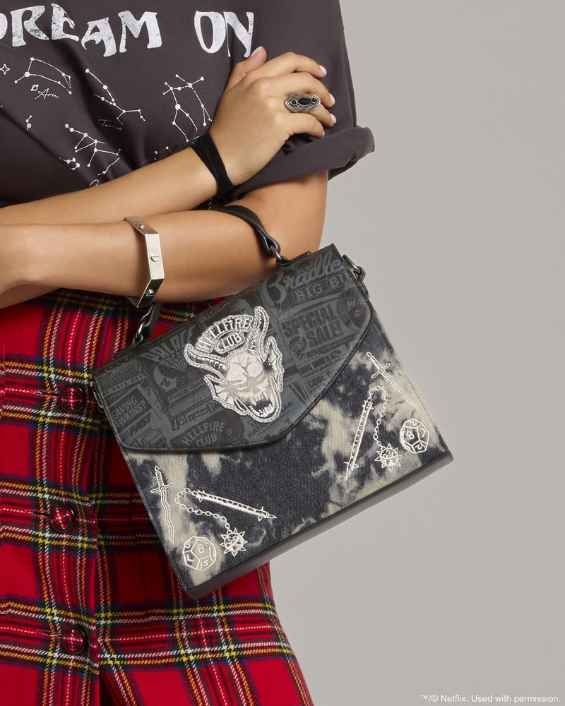 Load image into Gallery viewer, Loungefly Netflix Stranger Things Hellfire Club Crossbody - PRE ORDER
