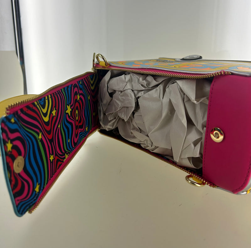 Load image into Gallery viewer, OUTLET - Loungefly The Beatles Magical Mystery Tour Bus Crossbody - FAULTY
