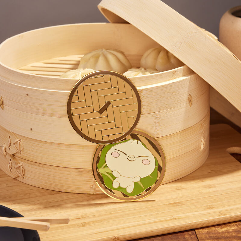 Load image into Gallery viewer, Loungefly Disney Pixar Bao Bamboo Steamer 3&quot; Collector Box Pin - PRE ORDER - LF Lovers
