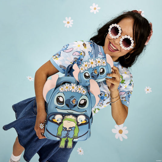 Loungefly DIsney Lilo And Stitch Springtime Stitch Cosplay Mini Backpack - PRE ORDER - LF Lovers