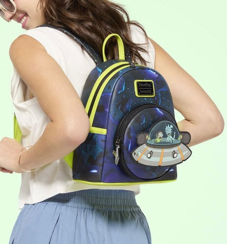 Loungefly Cartoon Network Rick and Morty Space Cruiser Mini Backpack– LF Lovers