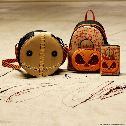 Loungefly Legendary Pictures Trick R Treat Pumpkin Sam Cosplay Mini Backpack - LF Lovers