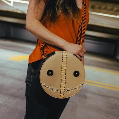 Load image into Gallery viewer, Loungefly Legendary Pictures Trick R Treat Sam Crossbody
