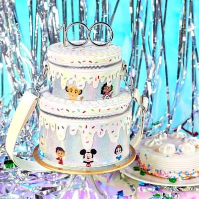 Disney - Loungefly - Disney 100 - Celebration cake, Walt Disney Mini Sac À  Dos