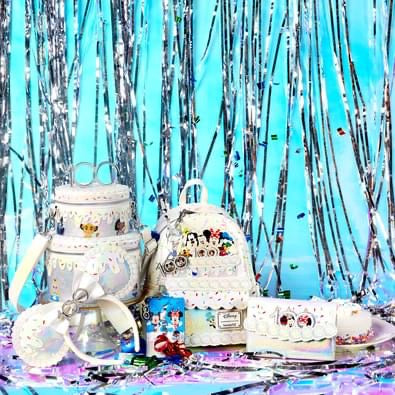 Load image into Gallery viewer, Loungefly Disney 100 Celebration Cake Crossbody
