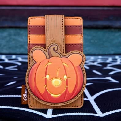 Load image into Gallery viewer, Loungefly Disney Winnie the Pooh Pumpkin Cardholder
