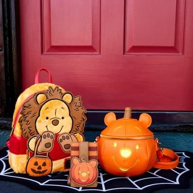 Load image into Gallery viewer, Loungefly Disney Winnie the Pooh Halloween Costume Cosplay Mini Backpack
