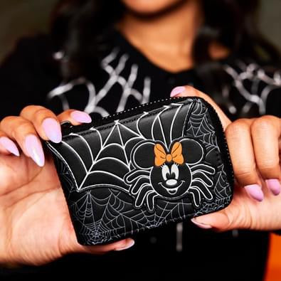 Load image into Gallery viewer, Loungefly Disney Minnie Mouse Spider Accordion Wallet
