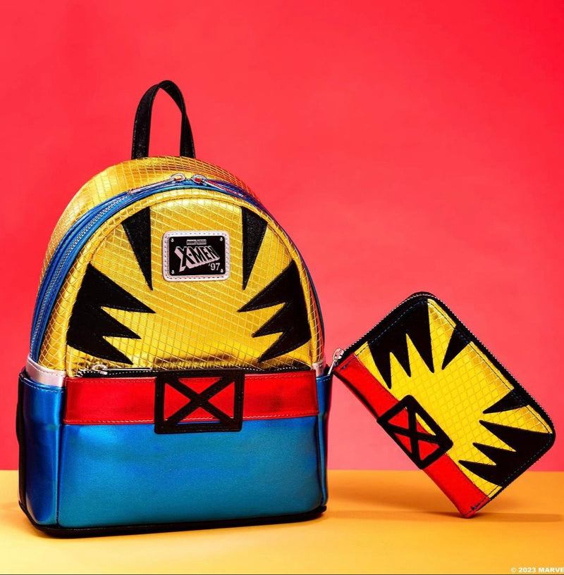 Load image into Gallery viewer, Loungefly Marvel Shine Wolverine Cosplay Zip Around Wallet
