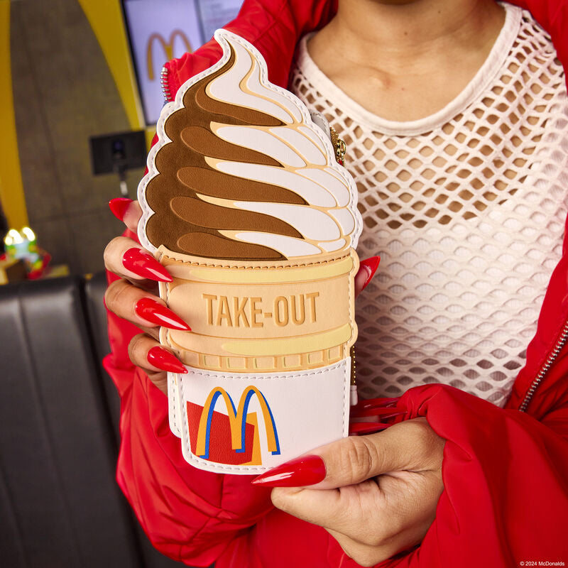 Load image into Gallery viewer, Loungefly Mcdonalds Soft Serve Ice Cream Cone Cardholder - LF Lovers
