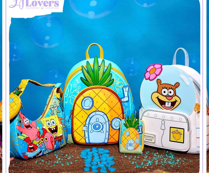 Load image into Gallery viewer, Loungefly Nickelodeon Spongebob Squarepants Sandy Cheeks Cosplay Mini Backpack - LF Lovers
