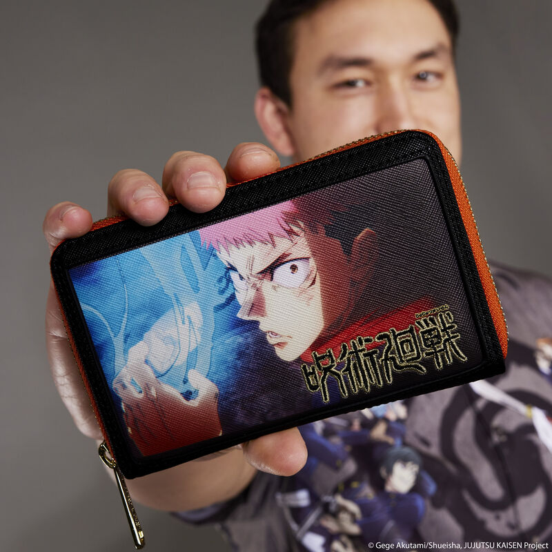 Load image into Gallery viewer, Loungefly Jujutsu Kaisen Yuji Itadori Cosplay Zip Around Wallet - LF Lovers
