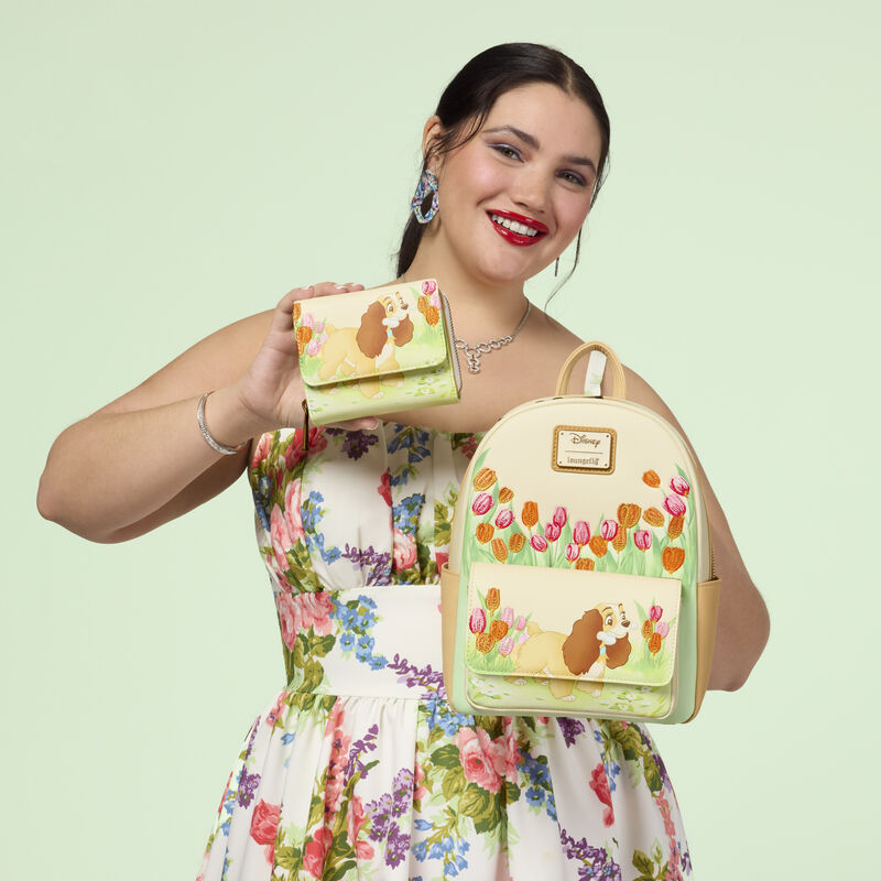 Load image into Gallery viewer, Loungefly Disney Lady And The Tramp Pastel Tulip Mini Backpack - PRE ORDER
