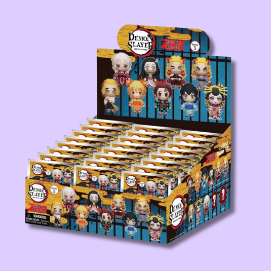 Demon Slayer Season 2 - Series 5 - 3D Foam Mystery Bag Clip - LF Lovers