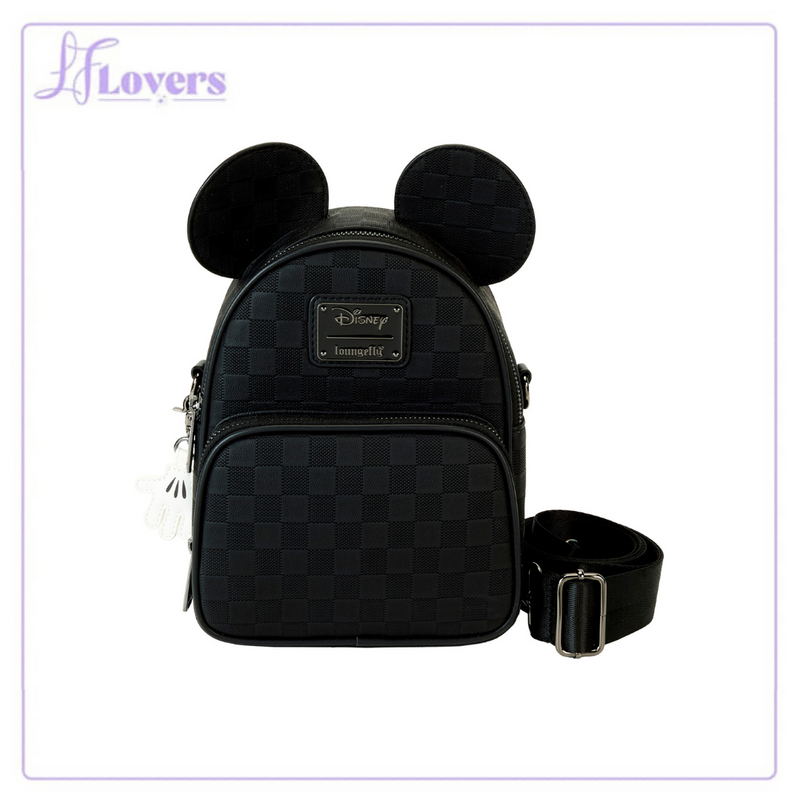 Load image into Gallery viewer, Loungefly Disney Mickey Ear Evergreen Convertible Crossbody - LF Lovers
