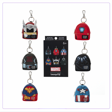 Loungefly Marvel Avengers Cosplay Mini Backpack Mystery Box Bag Charm - LF Lovers