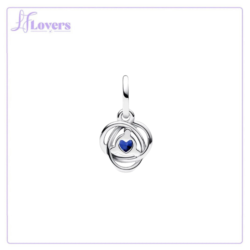 Load image into Gallery viewer, Pandora September Birthstone Eternity Circle Dangle Charm
