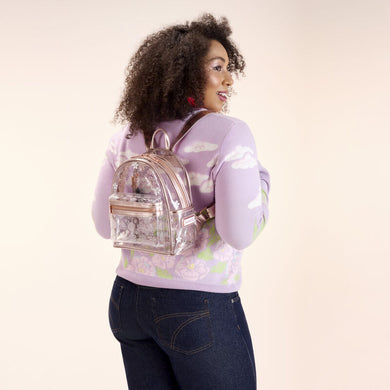 Loungefly Clear Floral Mini Backpack - PRE ORDER