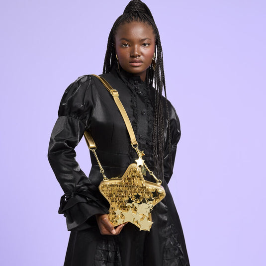 Loungefly Figural Gold Star Sequin Crossbody - OUTLET - LF Lovers