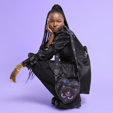 Loungefly Figural Neon Cat Heart Figural Crossbody - PRE ORDER