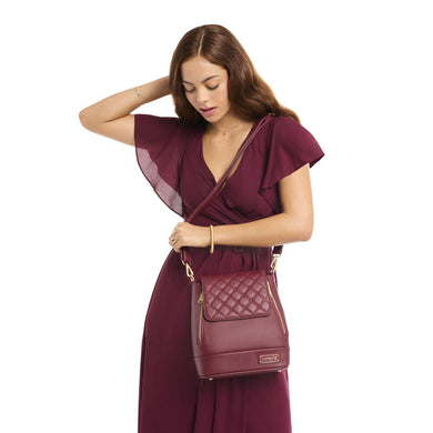 Loungefly The Lilly Red Pin Trader Convertible Mini Backpack & Crossbody