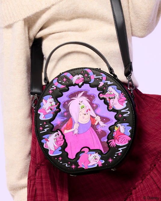 Loungefly Disney Madam Mim Lenticular Crossbody Bag