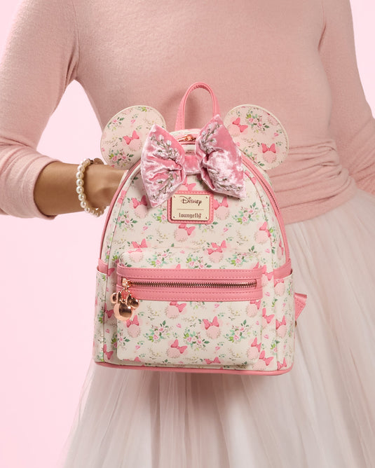 Loungefly Disney Minnie Mouse Floral Mini Backpack