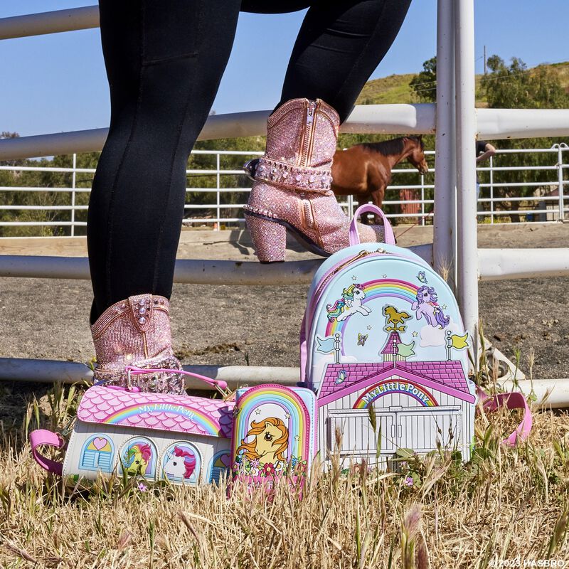 Load image into Gallery viewer, Loungefly Hasbro My Little Pony 40th Anniversary Stable Mini Backpack
