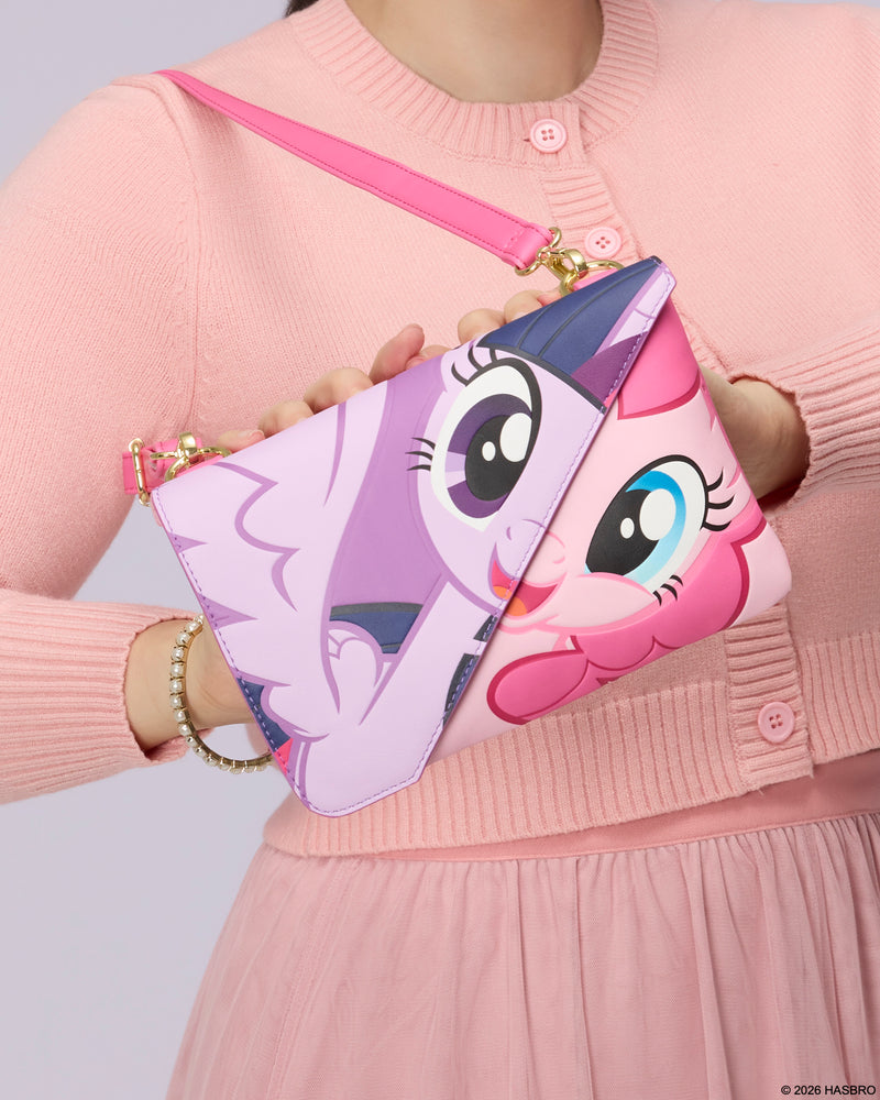 Load image into Gallery viewer, Loungefly My Little Pony Twilight Sparkle &amp; Pinkie Pie Crossbody - LF Lovers
