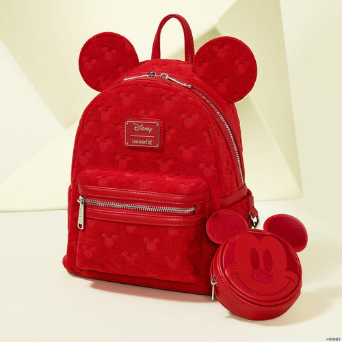 Loungefly Disney Mickey Ears Burnout Mini Backpack - PRE ORDER
