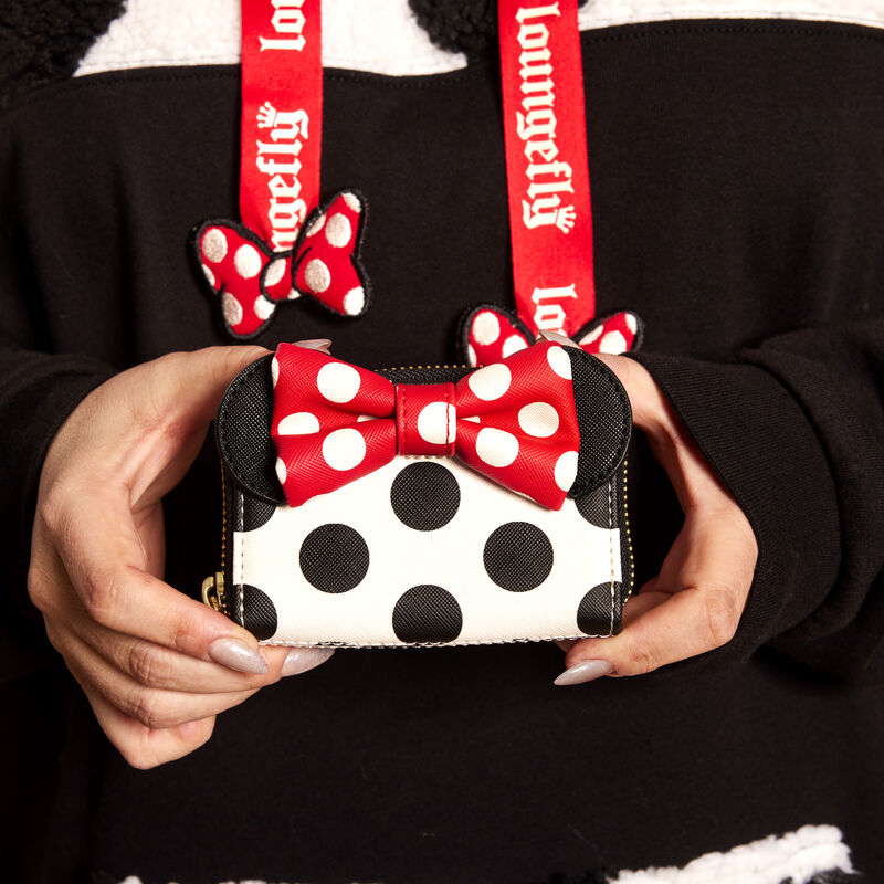 Load image into Gallery viewer, Loungefly Disney Minnie Rocks The Dots Accordion Card Holder - LF Lovers
