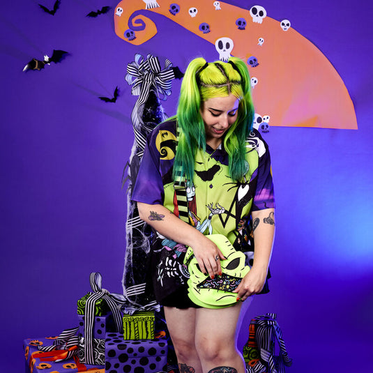 Loungefly Disney Nightmare Before Christmas Oogie Boogie Glow Crossbody
