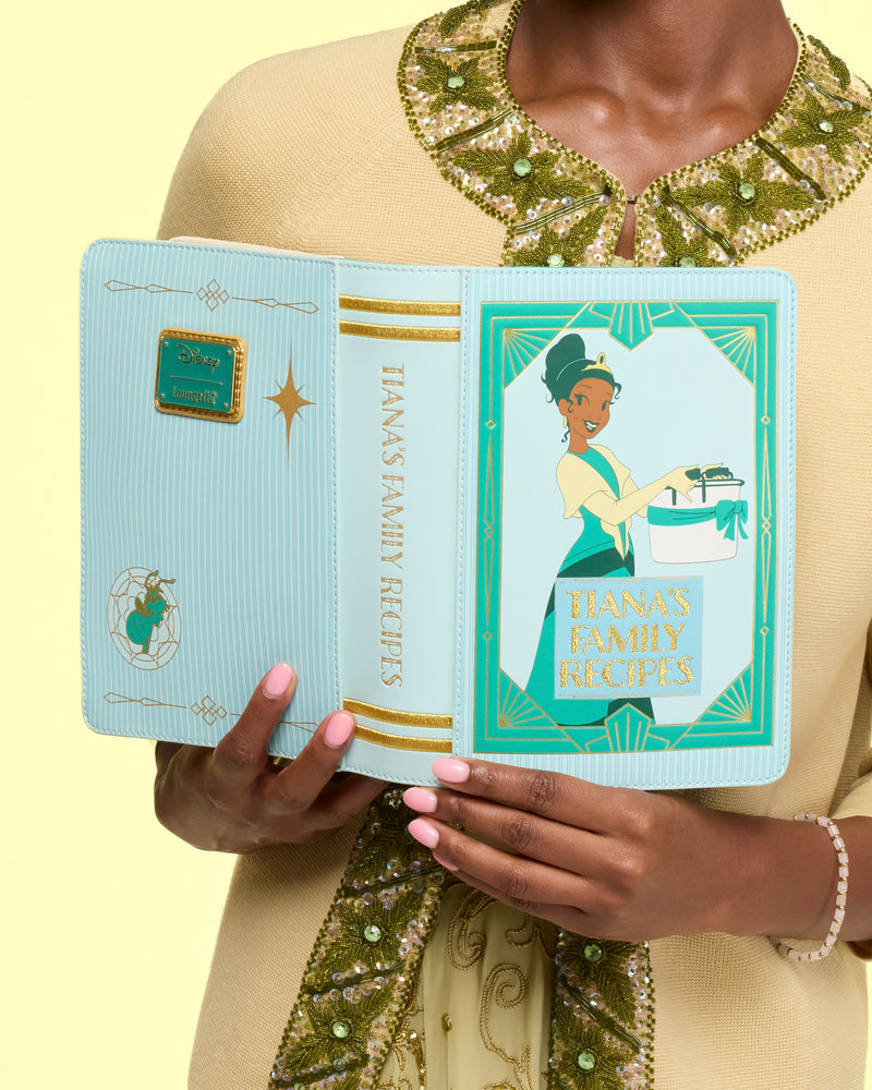 Load image into Gallery viewer, Loungefly Disney Princess Tiana Recipe Book Crossbody - LF Lovers
