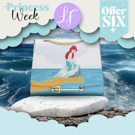 Princess Offer 6 - Loungefly The Little Mermaid Triton’s Gift Crossbody Bag