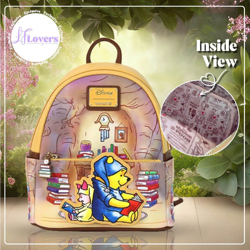 LF Lovers Exclusive - Loungefly Disney Winnie The Pooh Reading Mini Backpack