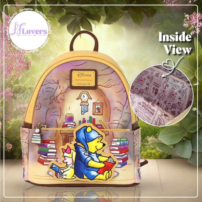 Load image into Gallery viewer, Loungefly Disney Winnie The Pooh Reading Mini Backpack - LF Lovers
