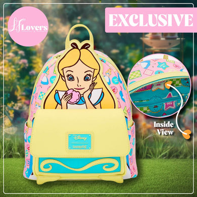 Loungefly Disney Alice In Wonderland Alice Cookies Mini Backpack