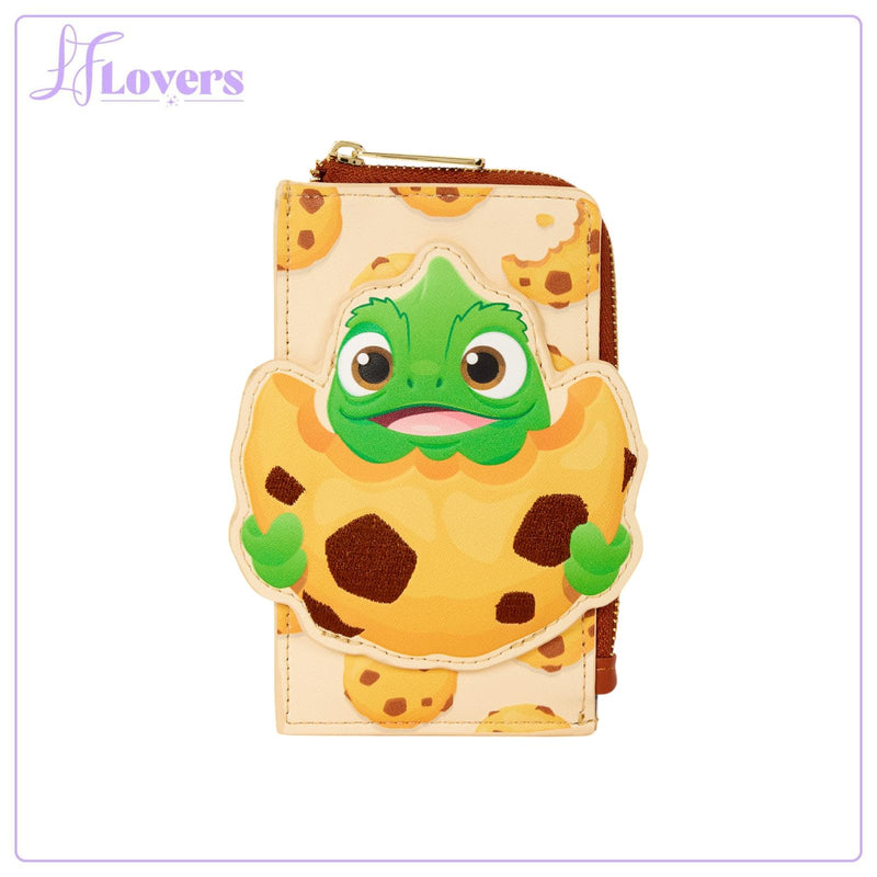 Load image into Gallery viewer, Loungefly Disney Tangled Pascal with Cookie Card Holder - Preorder
