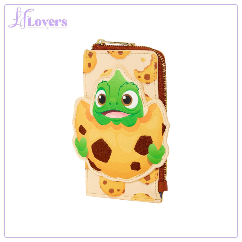 Load image into Gallery viewer, Loungefly Disney Tangled Pascal with Cookie Card Holder - Preorder
