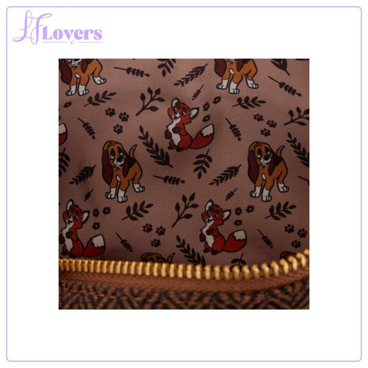 Loungefly Disney The Fox and the Hound Tod & Copper Tote Crossbody Bag - Preorder