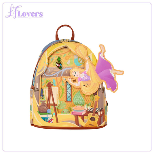 Loungefly Disney Tangled Rapunzel Painting Mini Backpack - Preorder