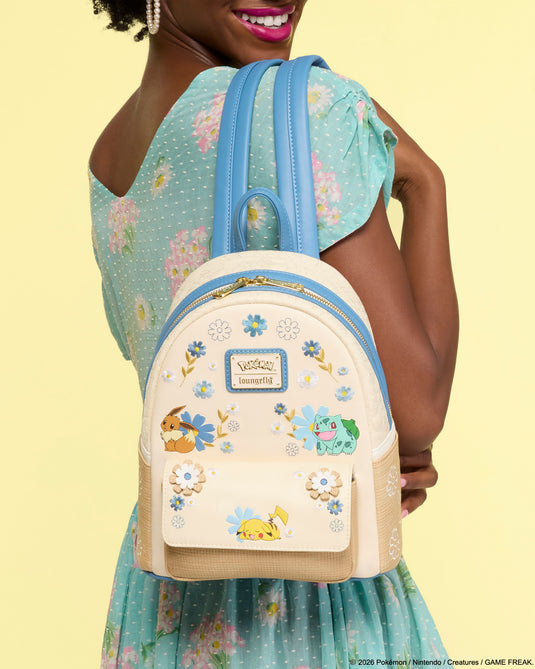 Loungefly Pokemon Floral Mini Backpack - LF Lovers