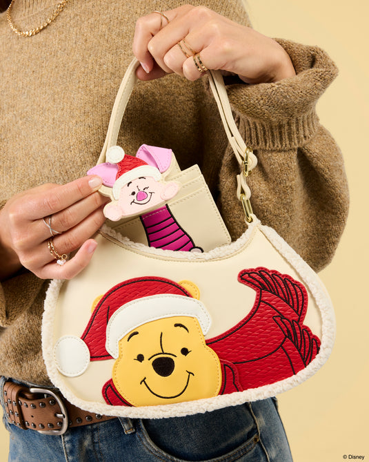 Loungefly Disney Winnie the Pooh & Piglet Holiday Crossbody Bag - Preorder