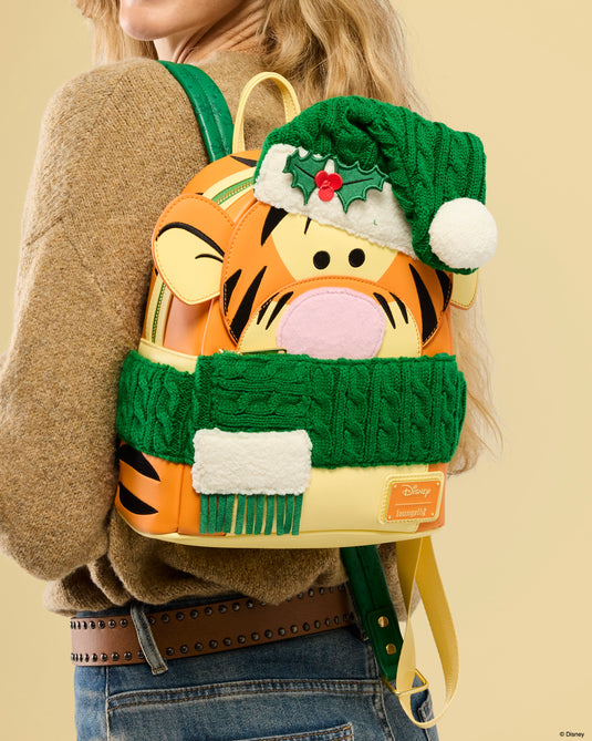 Loungefly Disney Winnie the Pooh Tigger Holiday Cosplay Mini Backpack - Preorder