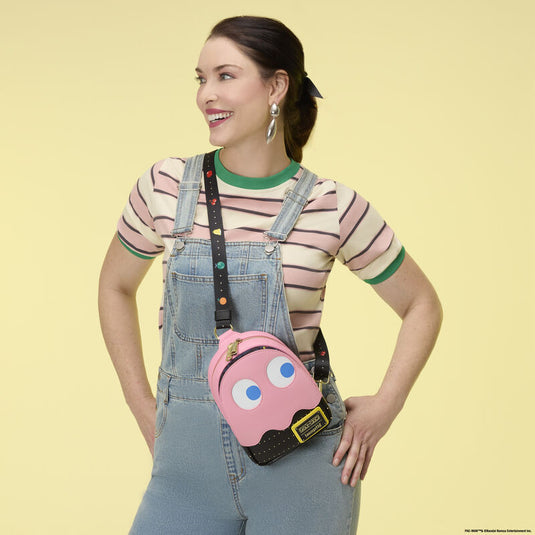 Loungefly Pac-Man Pinky Ghost Sling Crossbody - PRE ORDER - LF Lovers