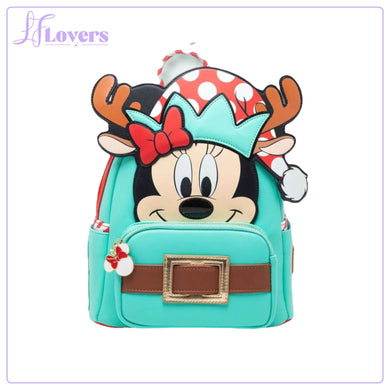 Loungefly Disney Light Up Minnie Mouse Reindeer Cosplay Mini Backpack