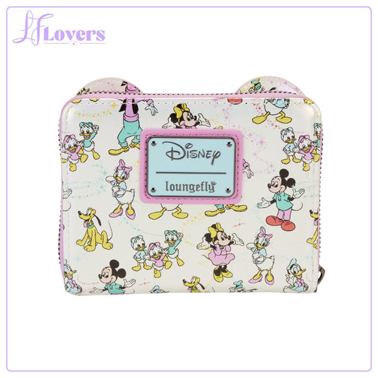 Loungefly Disney D100 AOP Zip Around Wallet
