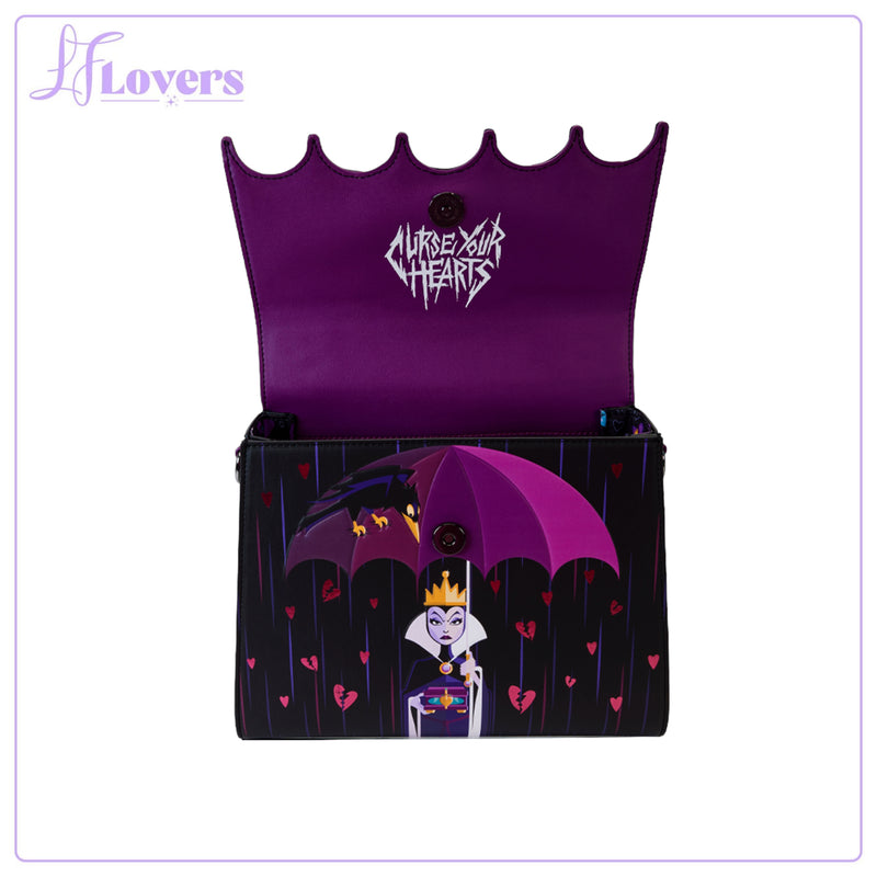 Load image into Gallery viewer, Loungefly Disney Villains Curse Your Hearts Crossbody - LF Lovers
