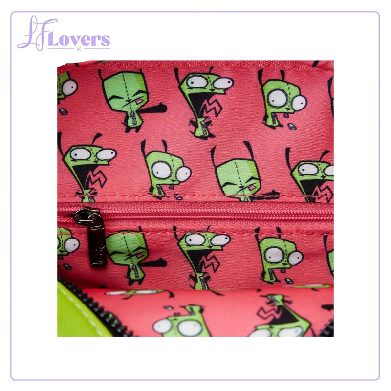 Load image into Gallery viewer, Loungefly Nickelodeon Invader Zim Gir Cosplay Crossbuddies Bag

