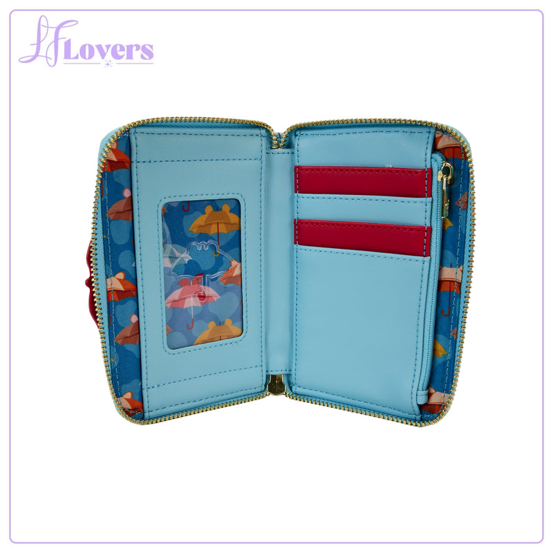 Load image into Gallery viewer, Loungefly Disney Winnie the Pooh and Friends Rainy Day Zip Around Wallet
